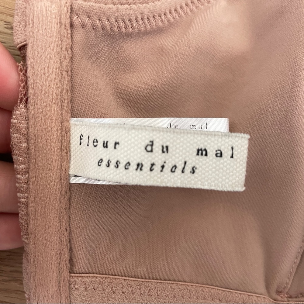 Fleur du Mal strapless bralette. Tag says size small but fits more like XS.